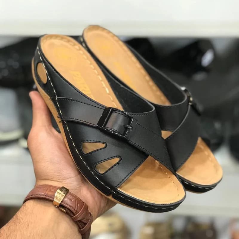 دمپایی طبی زنانه تک سگک — تصویر ۶