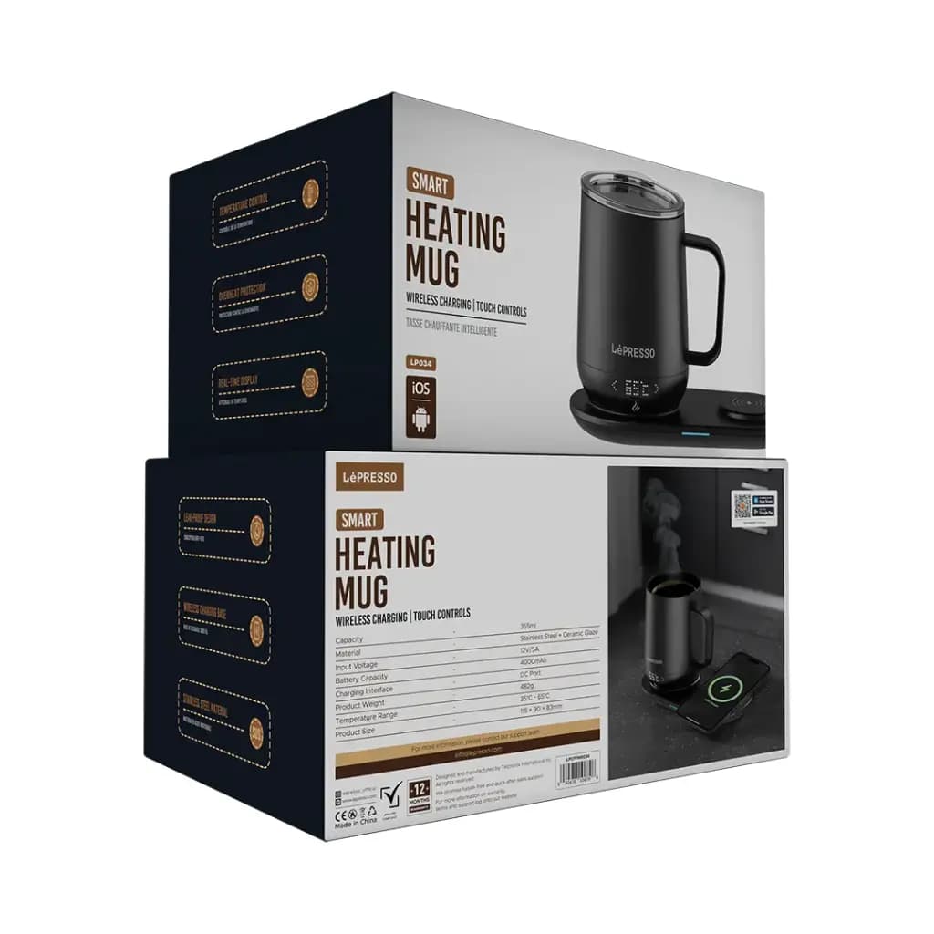 ماگ هوشمند لپرسو مدل Lepresso LPCFFM0034 Smart Heating Mug — تصویر ۴