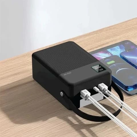 پاور بانک گرین لاین مدل Green Lion GNTHU80KPB Thunder 80 (80000mAh) Power Bank — تصویر ۱۲