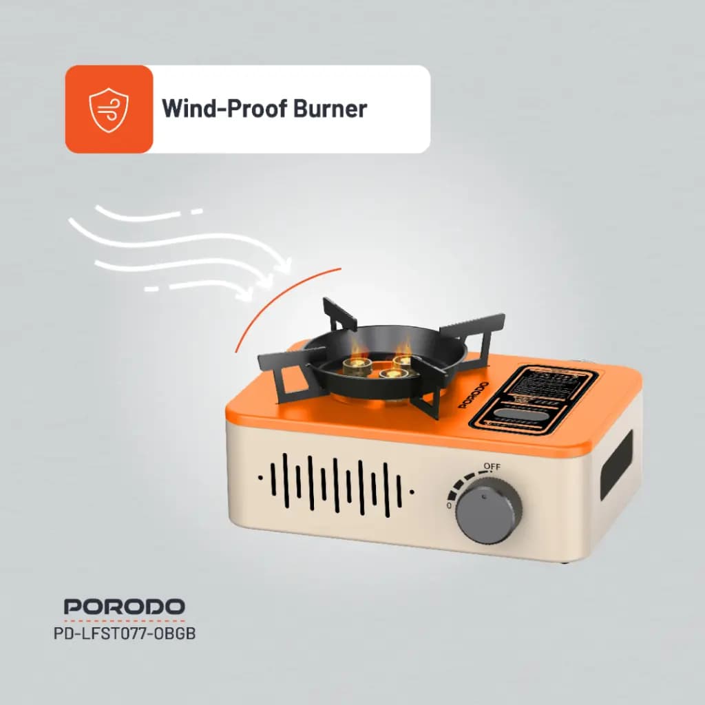 اجاق گاز کمپینگ پرودو Porodo PD-LFST077 Lifestyle Portable Outdoor Stove — تصویر ۱۰