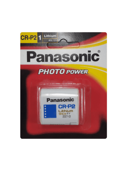 باتری لیتیومی 6 ولت پاناسونیک Panasonic | مدل CR-P2