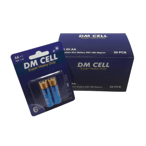 باتری قلمی سوپر انرژی DM CELL | بسته 10 کارتی | 20 عددی | AA