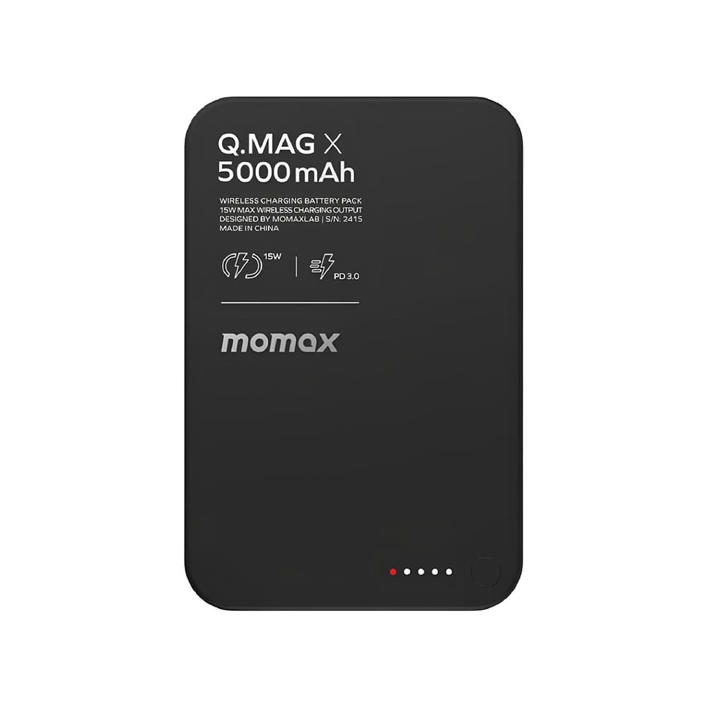 پاوربانک مگسیف مومکس Momax Q.Mag X 5000MAH Magnetic Wireless 116A — تصویر ۹