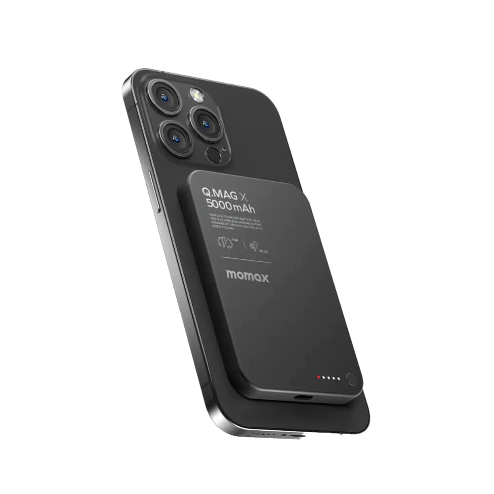 پاوربانک مگسیف مومکس Momax Q.Mag X 5000MAH Magnetic Wireless 116A — تصویر ۱۰