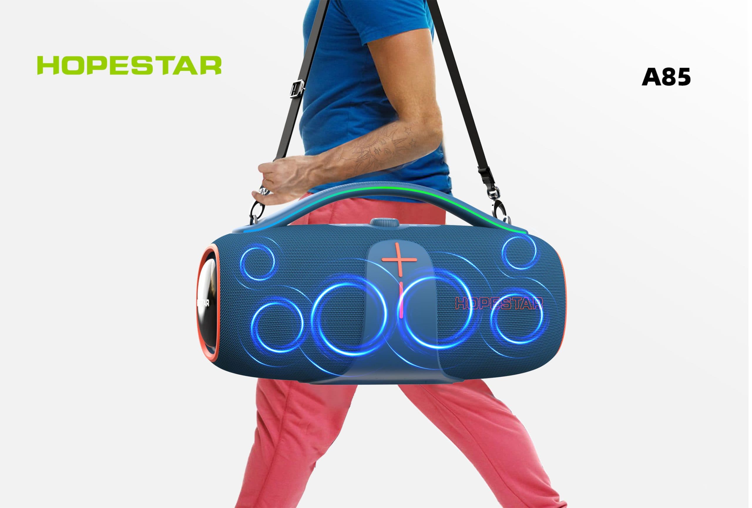 اسپیکر بلوتوثی قابل حمل هوپ استار Hopestar A85 wireless speaker — تصویر ۵