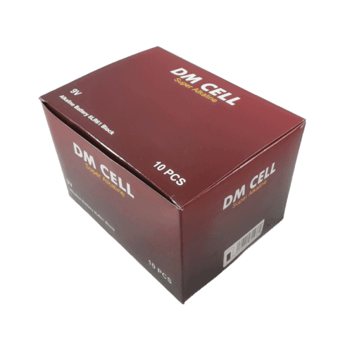 باتری کتابی 9 ولت آلکالاین DM CELL | بسته 10 عددی — تصویر ۴