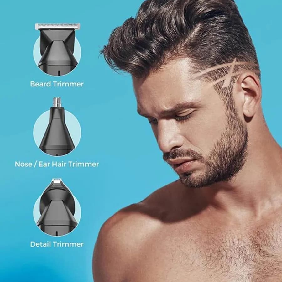 ماشین اصلاح 6 در 1 برند گلاکر Glaker CC5136 trimmer grooming kit — تصویر ۱۱