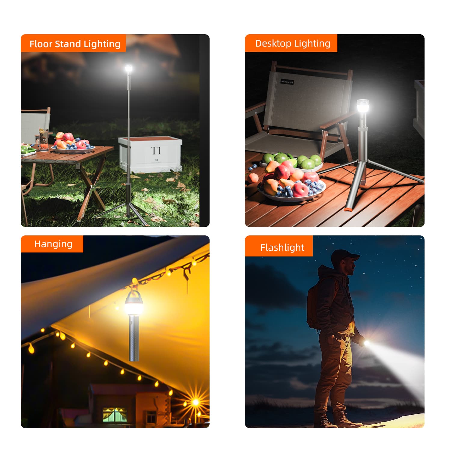 چراغ کمپینگ چندکاره ویوی لبز Vyvylabs VOX3 camping light X3 — تصویر ۸