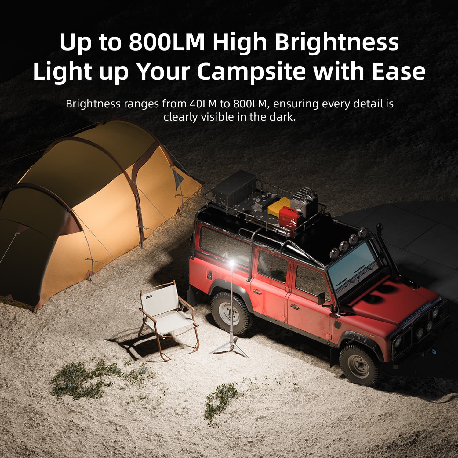 چراغ کمپینگ چندکاره ویوی لبز Vyvylabs VOX3 camping light X3 — تصویر ۱۰