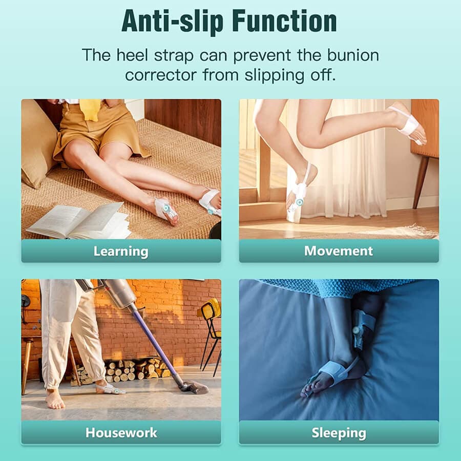 آتل انگشت شست پا تنیکور Tenicore MX3Q bunion corrector with anti-slip heel strap — تصویر ۶