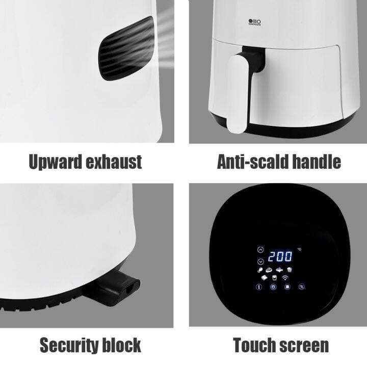 هواپز شیائومی Xiaomi OIIIO Air Fryer k505/k505w (OPEN BOX) — تصویر ۹