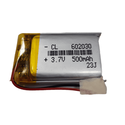 باتری پلیمری 3.7 ولت 23J 500mAh 602030