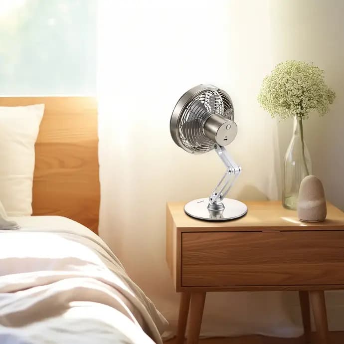 پنکه رو میزی پرودو مدل Porodo LFST043 mini metal fan — تصویر ۴