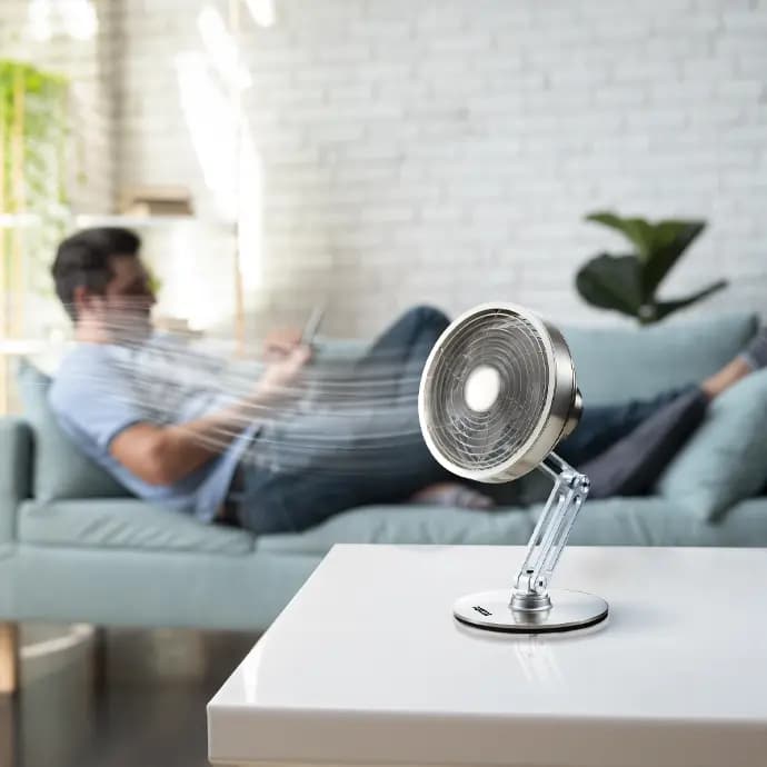 پنکه رو میزی پرودو مدل Porodo LFST043 mini metal fan — تصویر ۵