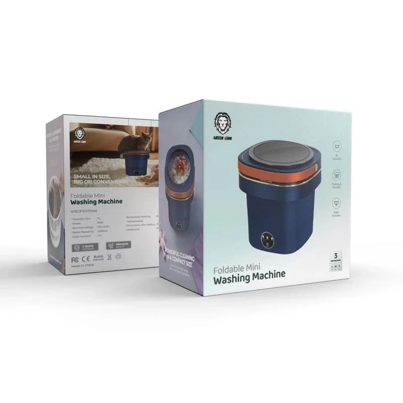 مینی واش تاشو گرین لاین مدل GNMINIWM9L mini washing machine 9L — تصویر ۱۰