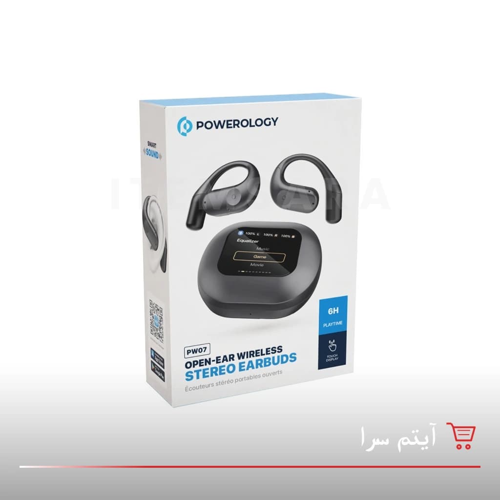 هدفون بلوتوثی القایی پاورولوژی مدل PWLAU007 — تصویر ۶