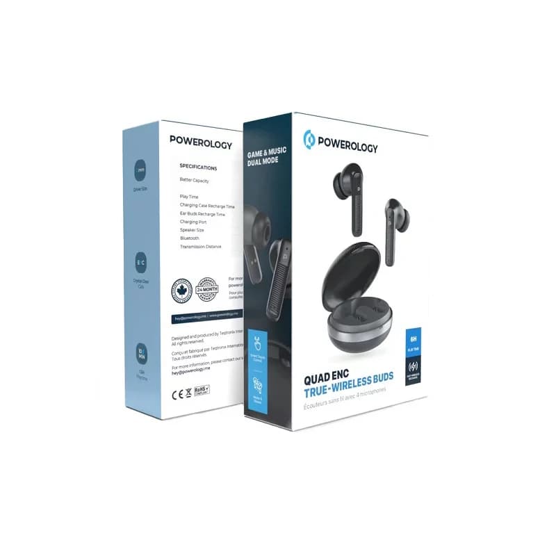 هدفون بلوتوثی پاورولوژی مدل EMD AUTOMATIC PW006 LAU — تصویر ۳