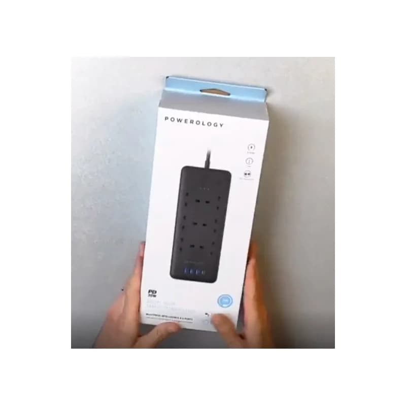 چندراهی برق پاورولوژی مدل هوشمند Multi-Port Smart Power Strip PD 30W — تصویر ۳