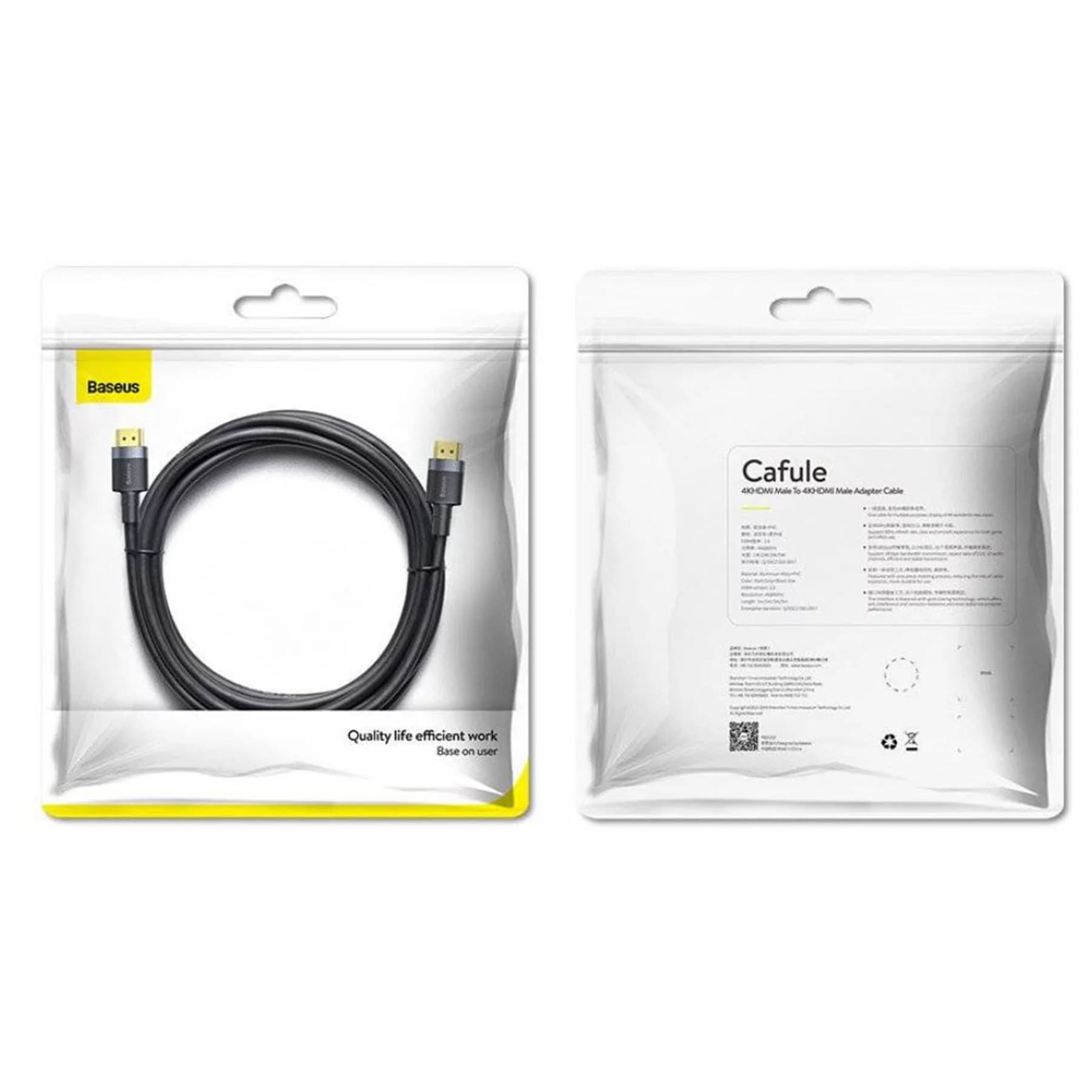 کابل HDMI باسئوس مدل CADKLF-F01 طول 2 متر — تصویر ۸