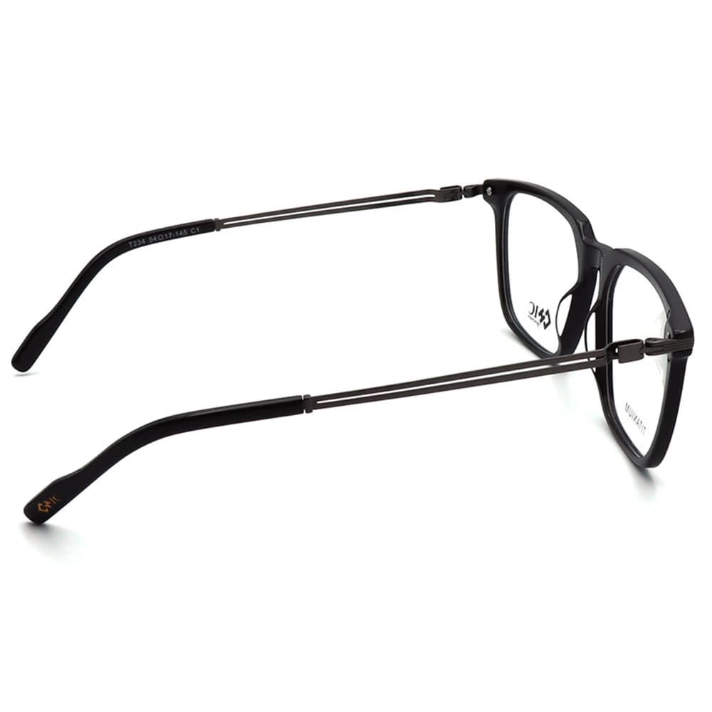 عینک طبی مردانه کائوچو دسته تیتانیوم CHIC T234 — تصویر ۵