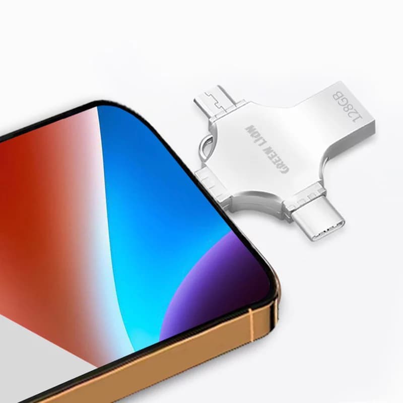 فلش مموری گرین لاین مدل gn4in1usb64sl ظرفیت 64 گیگابایت — تصویر ۸