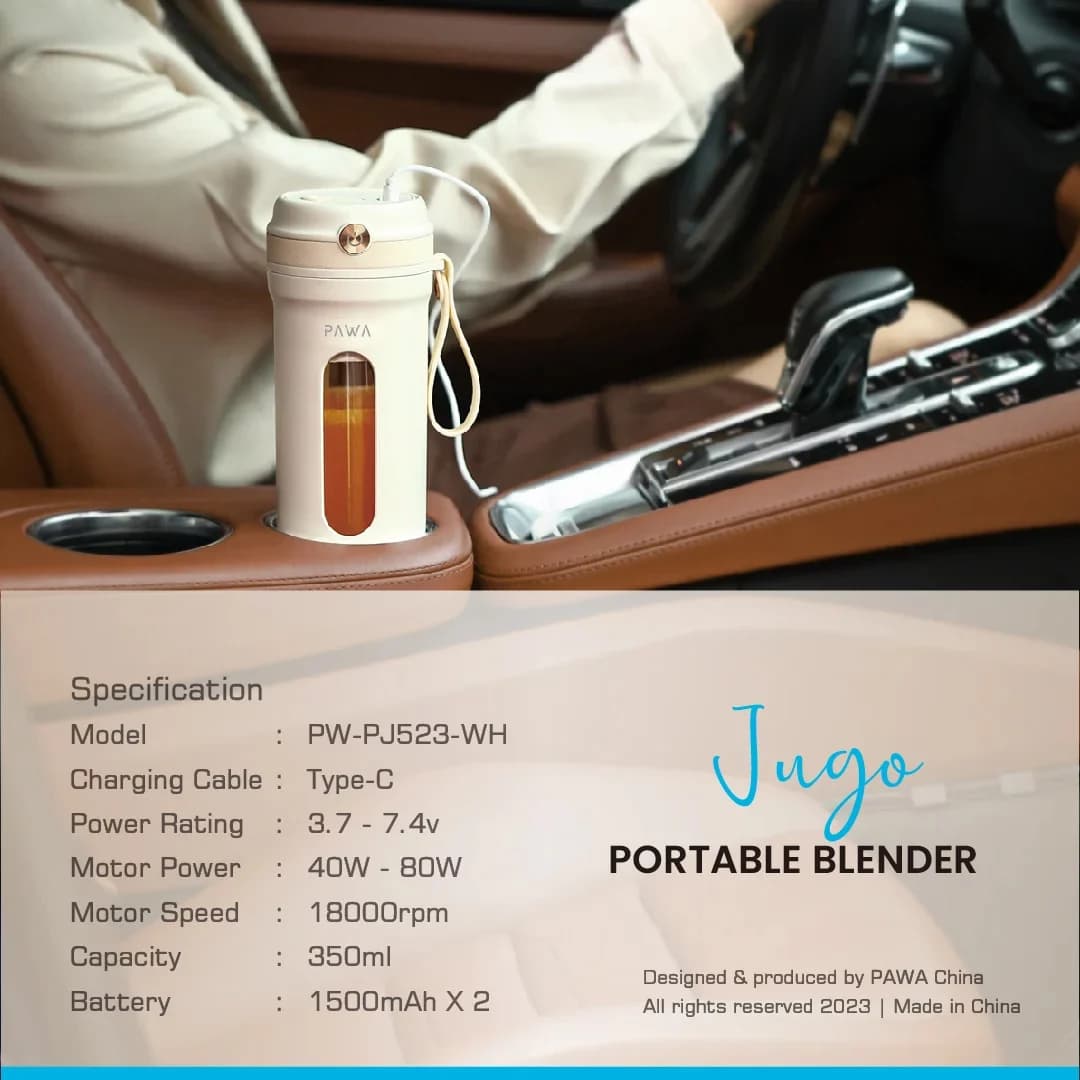 شیکر پاوا مدل PW-PJ523-WH گنجایش 0.35 لیتر — تصویر ۳