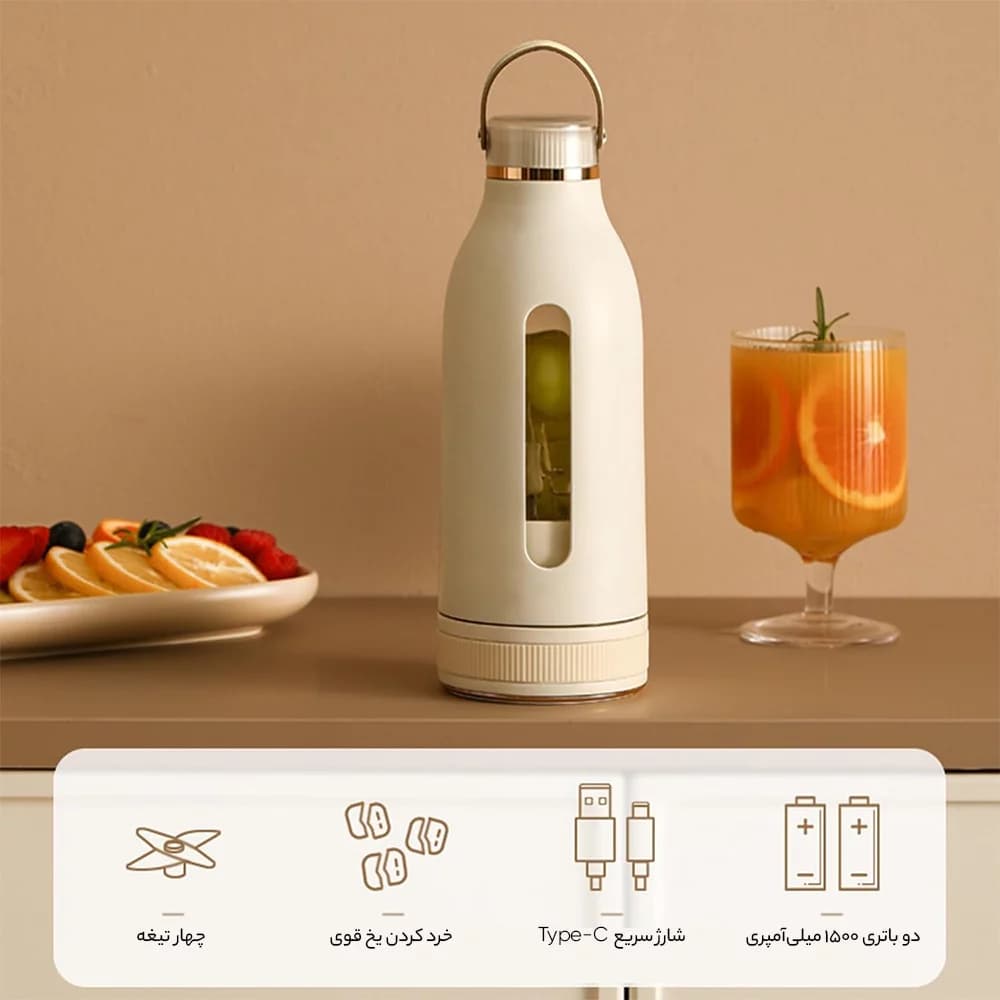 شیکر پاوا مدل PW-PJ323 Fusion کد 1232 گنجایش 0.4 لیتر — تصویر ۸