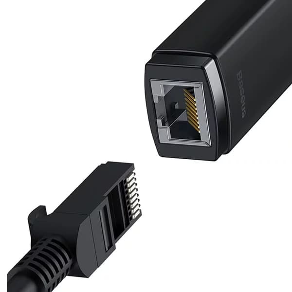 مبدل USB به LAN باسئوس مدل WKQX0000 100Mbps — تصویر ۷