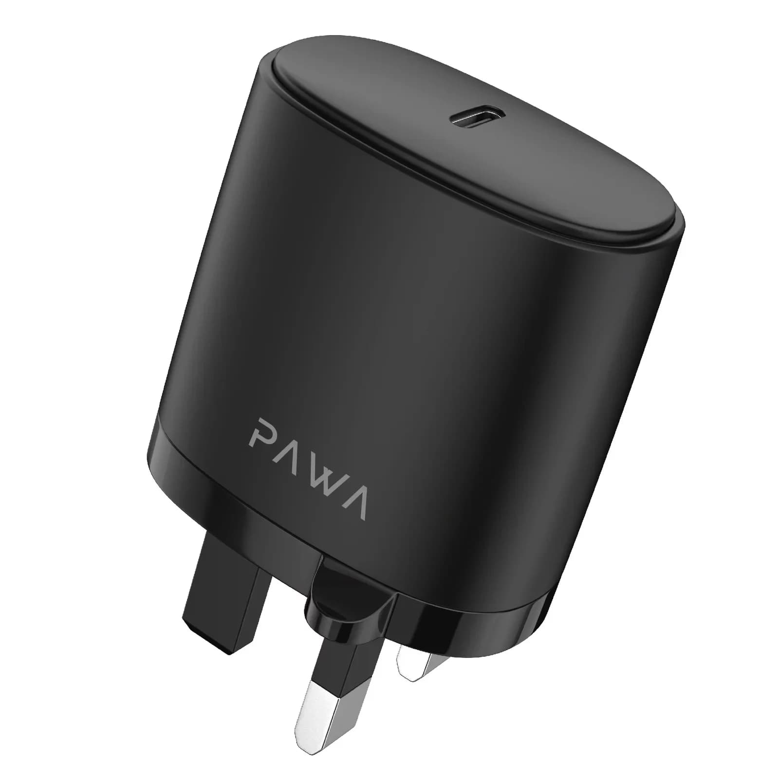 شارژر دیواری 20 وات پاوا مدل Solid به همراه کابل تبدیل USB-C