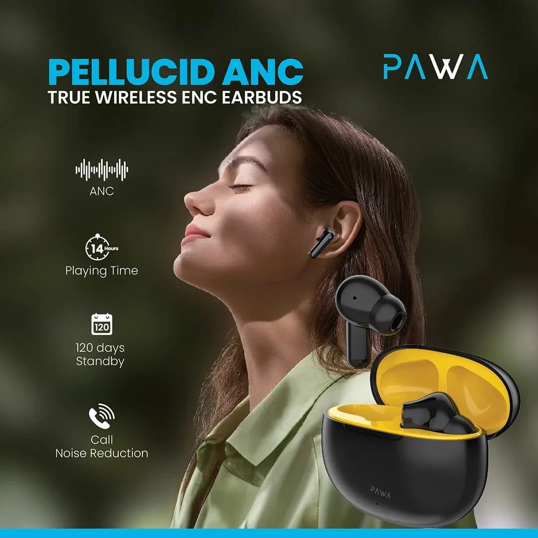 هدفون بلوتوثی پاوا مدل Pellucid ANC — تصویر ۷