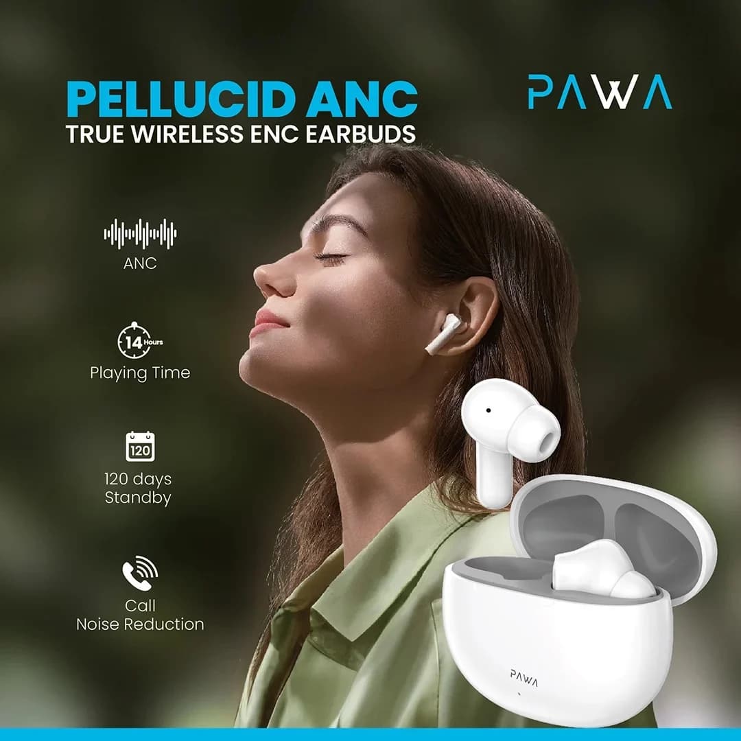 هدفون بلوتوثی پاوا مدل Pellucid ANC — تصویر ۹