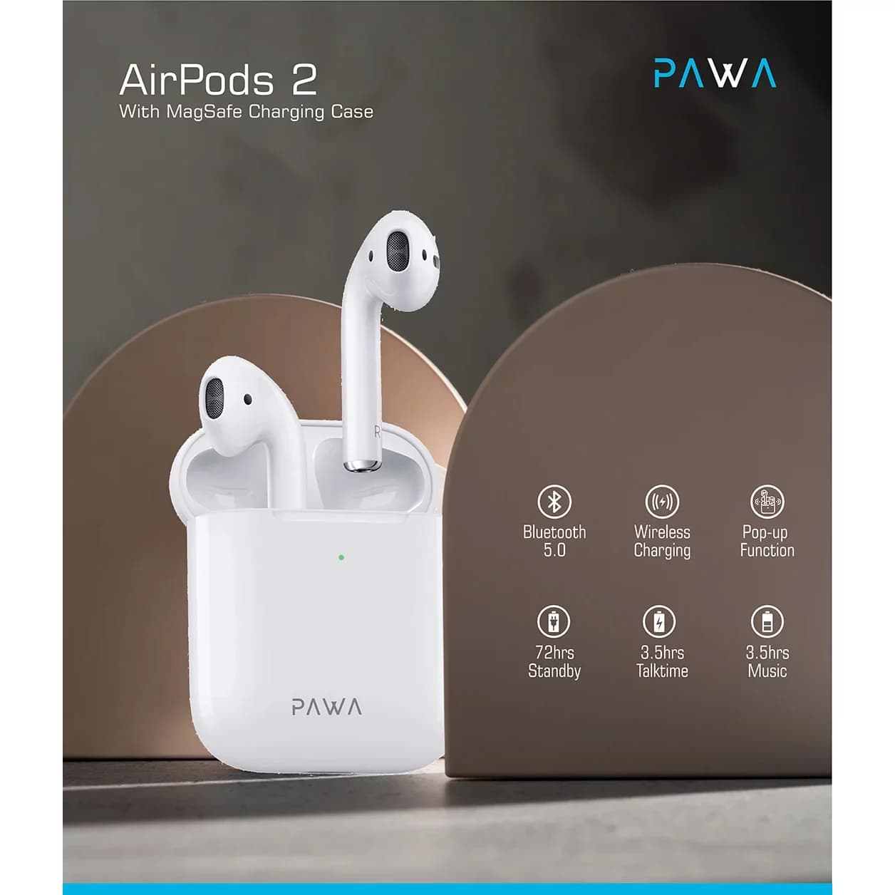 هدفون بلوتوثی وایرلس شارژ پاوا مدل PW-WEP019 — تصویر ۵