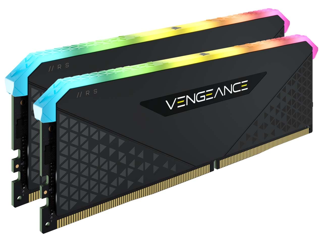 رم دسکتاپ DDR4 کورسیر 3200MHz مدل CORSAIR VENGEANCE RGB RS ظرفیت 2×16 گیگابایت — تصویر ۲