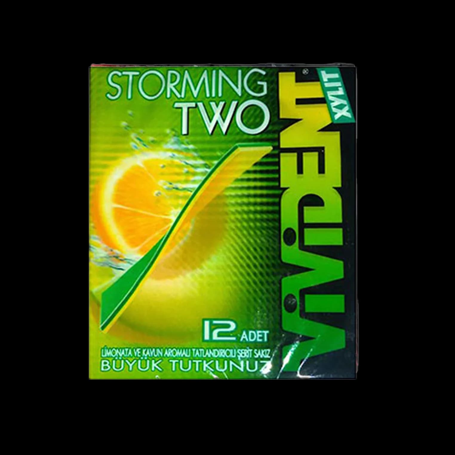 آدامس ویویدنت استورمینگ خربزه لیمو Vivident two lemon melon storming gum — تصویر ۲