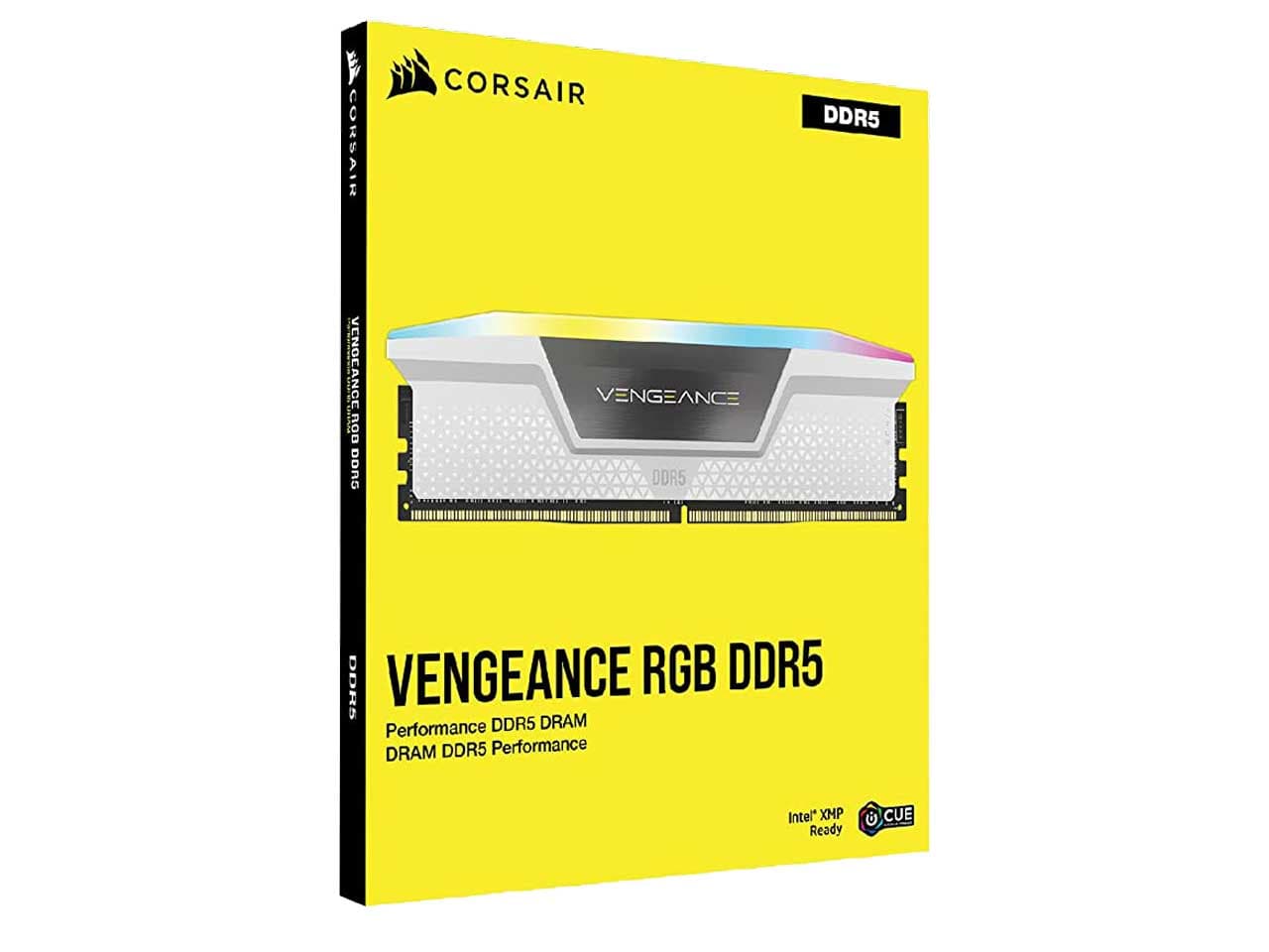 رم دسکتاپ DDR5 کورسیر 5200MHz مدل CORSAIR VENGEANCE RGB Whiteظرفیت 2×16 گیگابایت — تصویر ۴
