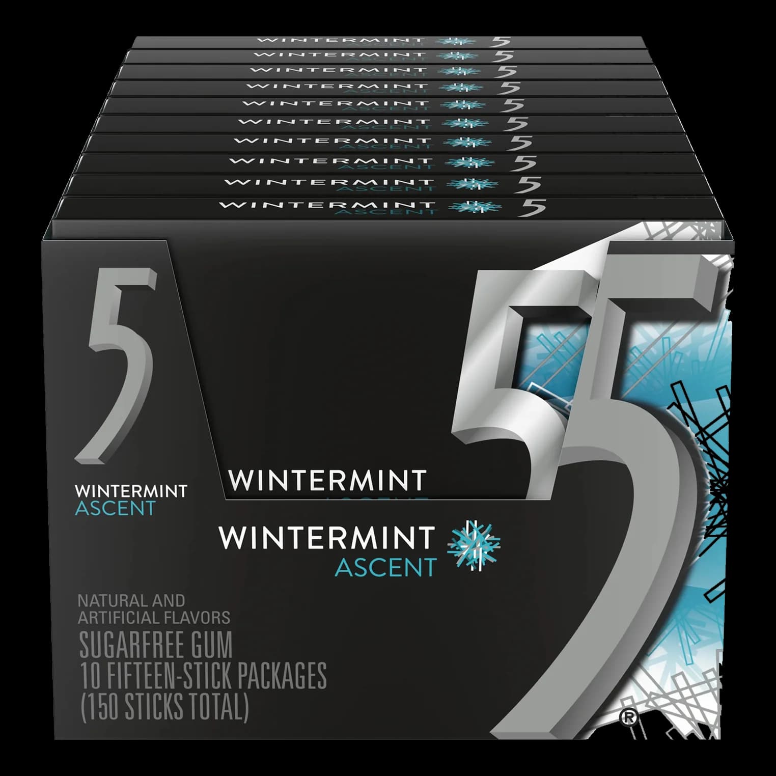 باکس آدامس فایو نعنا یخی Five wintermint ascent box