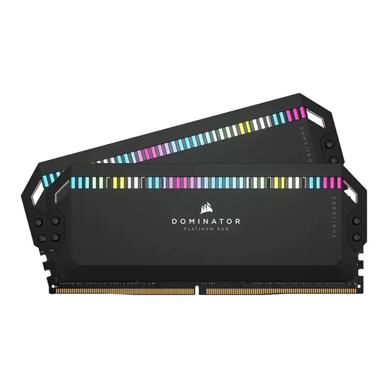 رم دسکتاپ کورسیر مدل 64GB DUAL 6000 Dominator Platinum RGB BLACK CL30 — تصویر ۸