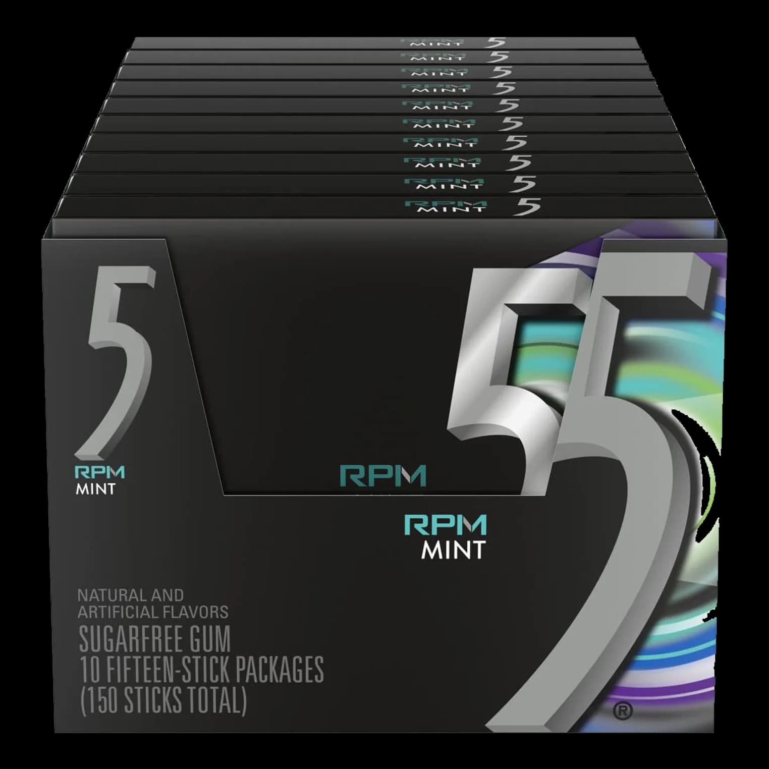 باکس آدامس فایو نعنا ار پی ام Five mint rpm gum box