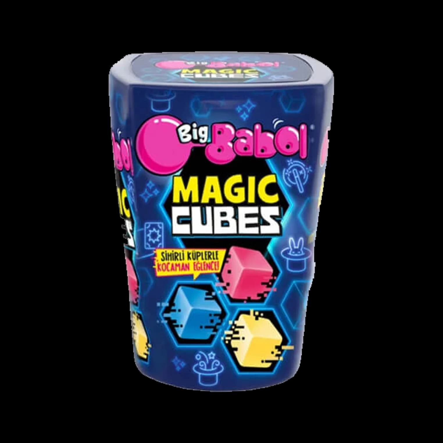 باکس آدامس بیگ بابل میوه ای مکعبی Big babol magic cubes — تصویر ۳