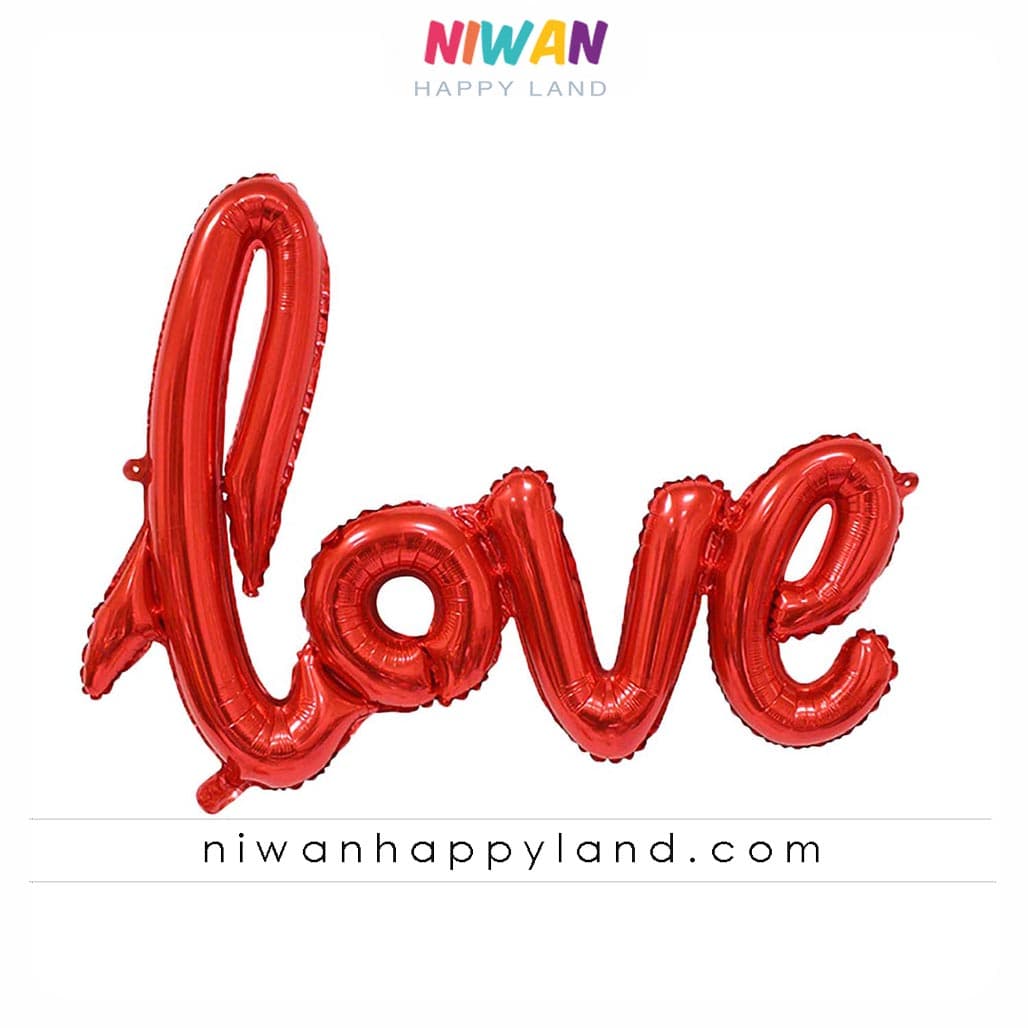 بادکنک فویلی Love — تصویر ۳