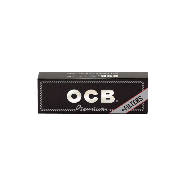 کاغذ سیگار او سی بی پریمیوم 1-1/4 فیله دار Ocb premium 1-1/4 tips cigarettes paper