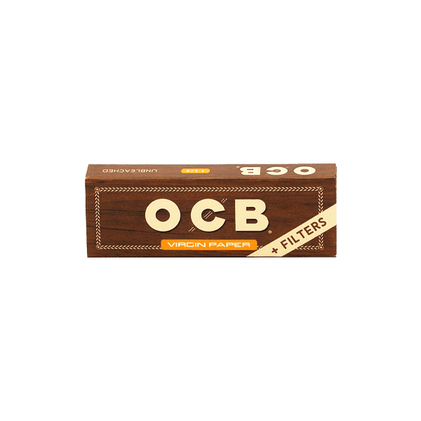 کاغذ سیگار او سی بی ویرجین 1-1/4 فیله دار Ocb virgin 1-1/4 tips cigarettes paper
