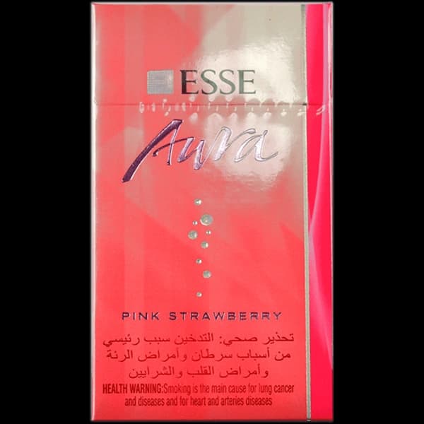 سیگار اسی ائورا توت فرنگی عرب Esse aura pink strawberry arab — تصویر ۶