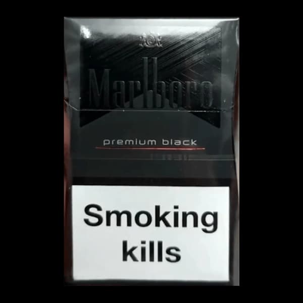 سیگار مارلبرو پرمیوم بلک اسموک Marlboro premium black smoke — تصویر ۹