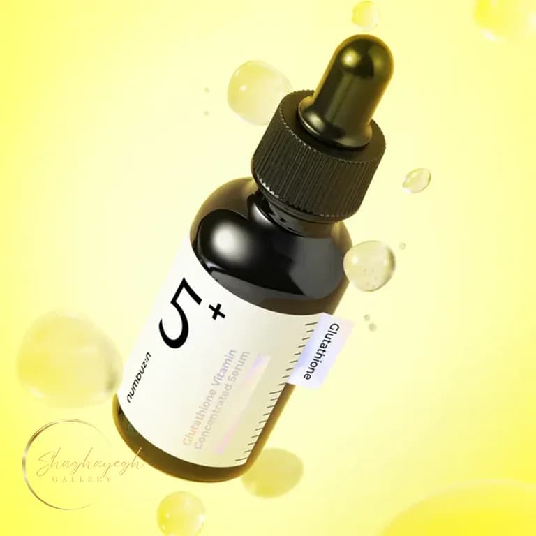 سرم روشن‌کننده و آنتی‌اکسیدان نامبوزین شماره 5 پلاس 30 میل Numbuzin No.5+ Glutathione Vitamin Concentrated Serum