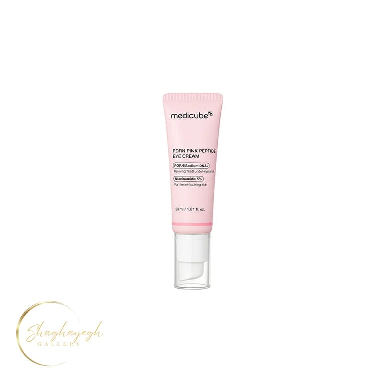 کرم دور چشم بازسازی‌کننده و ضدچروک مدیکیوب PDRN پینک پپتاید ۳۰ میل Medicube PDRN Pink Peptide Eye Cream