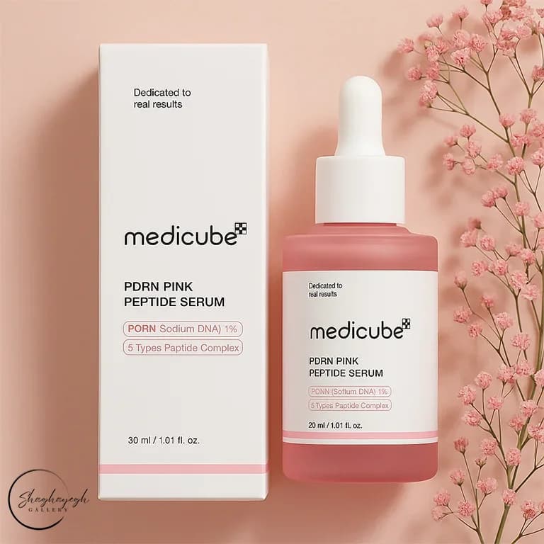 سرم بازسازی‌کننده و ضدچروک پی‌دی‌آر‌ان پینک پپتاید مدیکیوب ۳۰ میل Medicube PDRN Pink Peptide Serum — تصویر ۳