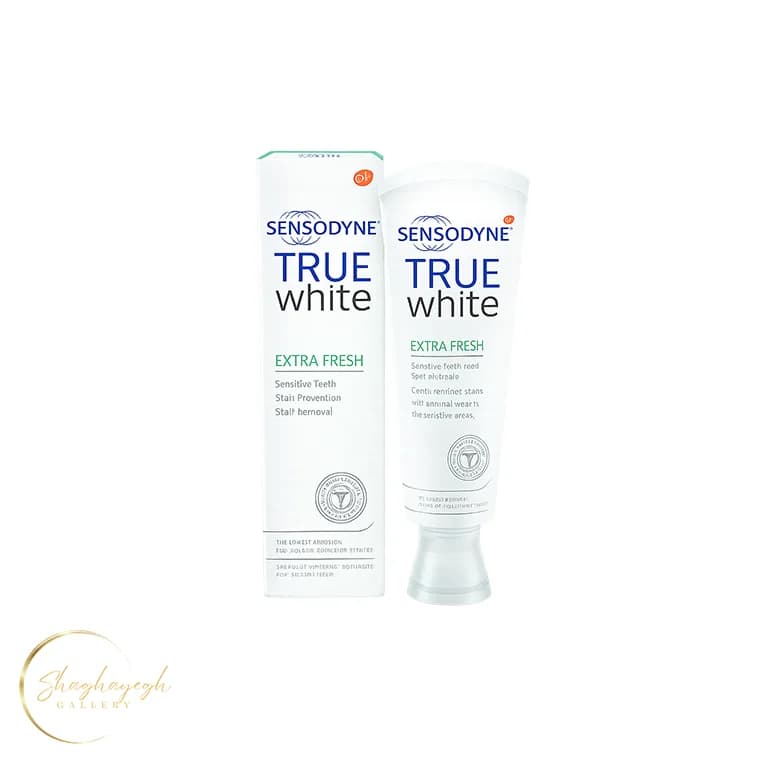 خمیردندان سنسوداین ترو وایت اکسترا فرش ۷۵ میل Sensodyne True White Extra Fresh Toothpaste