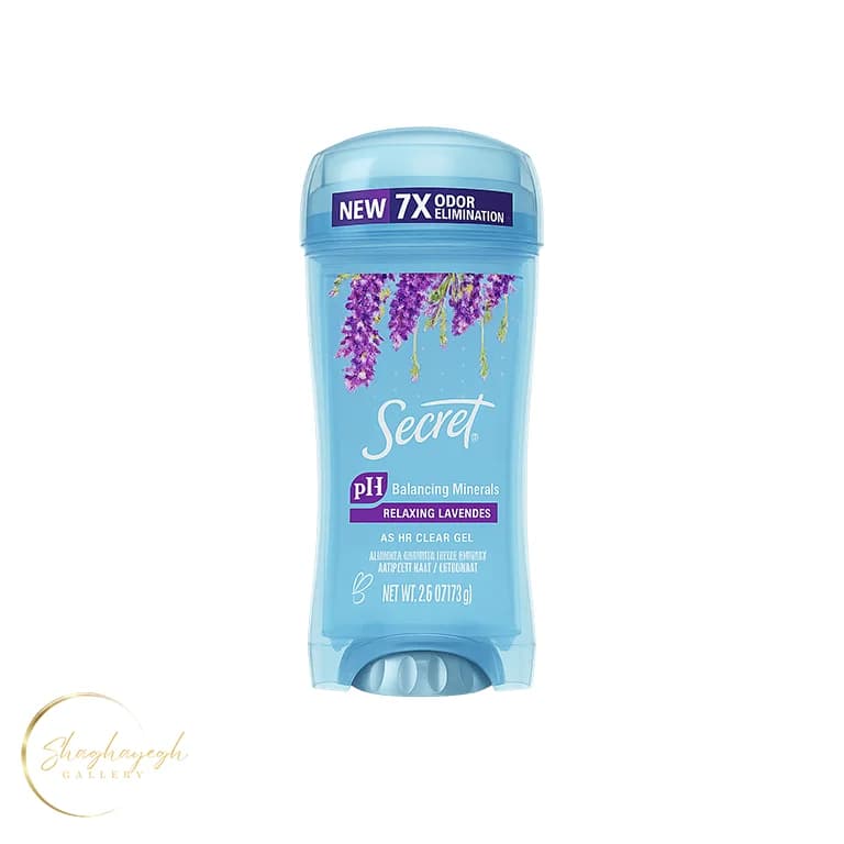مام ژلهای سکرت ریلکسیینگ لاوندر ۷۳ گرم Secret Relaxing Lavender Clear Gel Antiperspirant & Deodorant