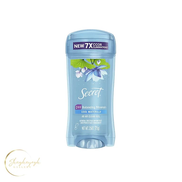 مام ژله‌ای سکرت کول واتر لیلی ۷۳ گرم Secret Cool Waterlily Clear Gel Antiperspirant & Deodorant
